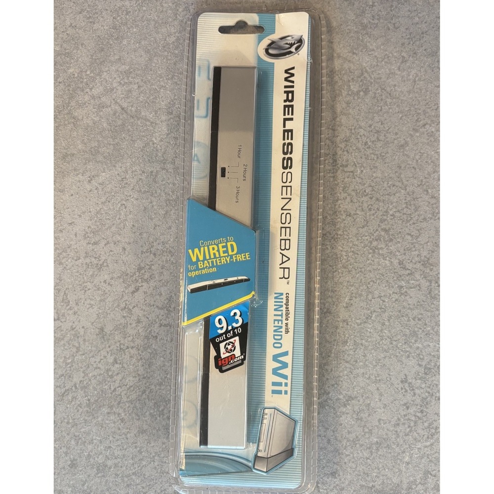 Nintendo Wii Sensor Bar MadCatz Sense Bar Brand New Factory Sealed NIB GameShark